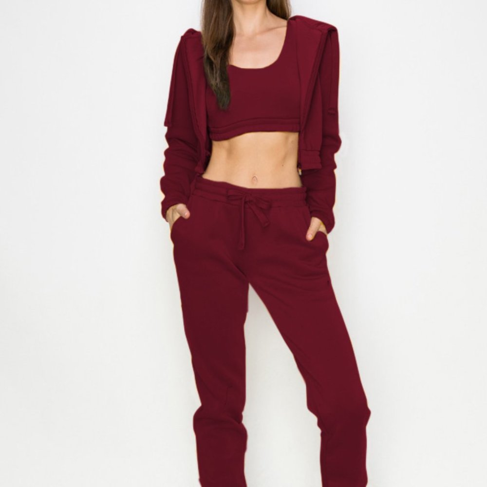 3 Pc Fleece Set.